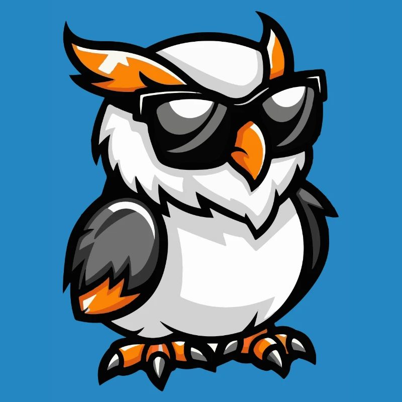 Eule Comic Cool