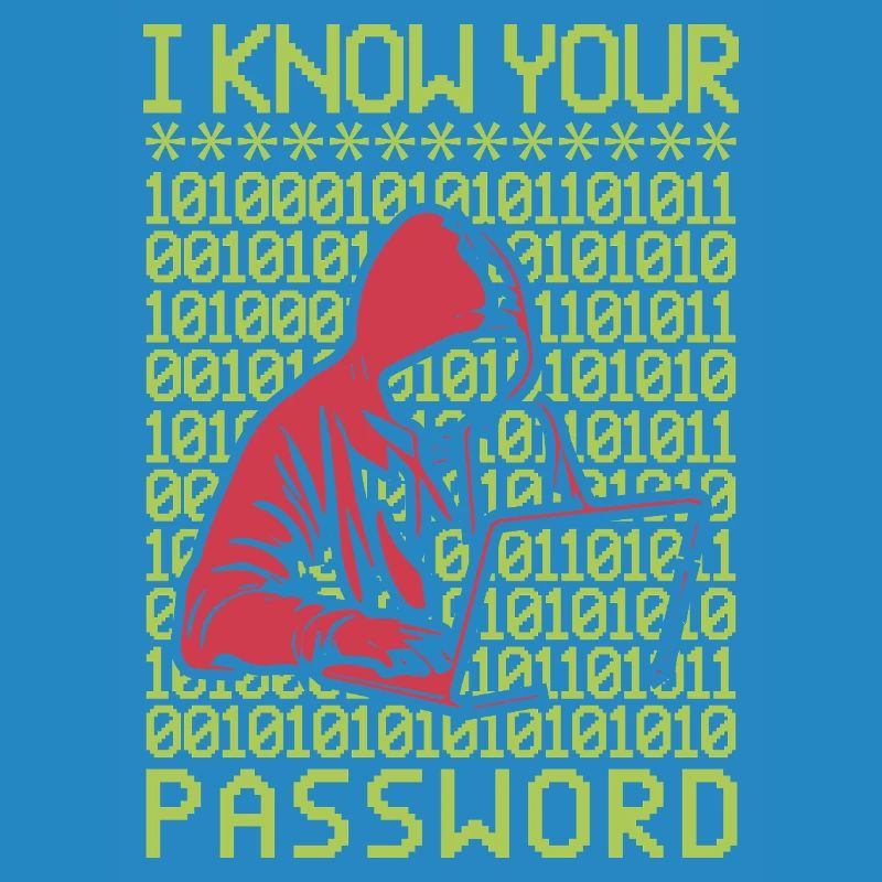 Hacker hackt Programmierer Linux Passwort Hacker