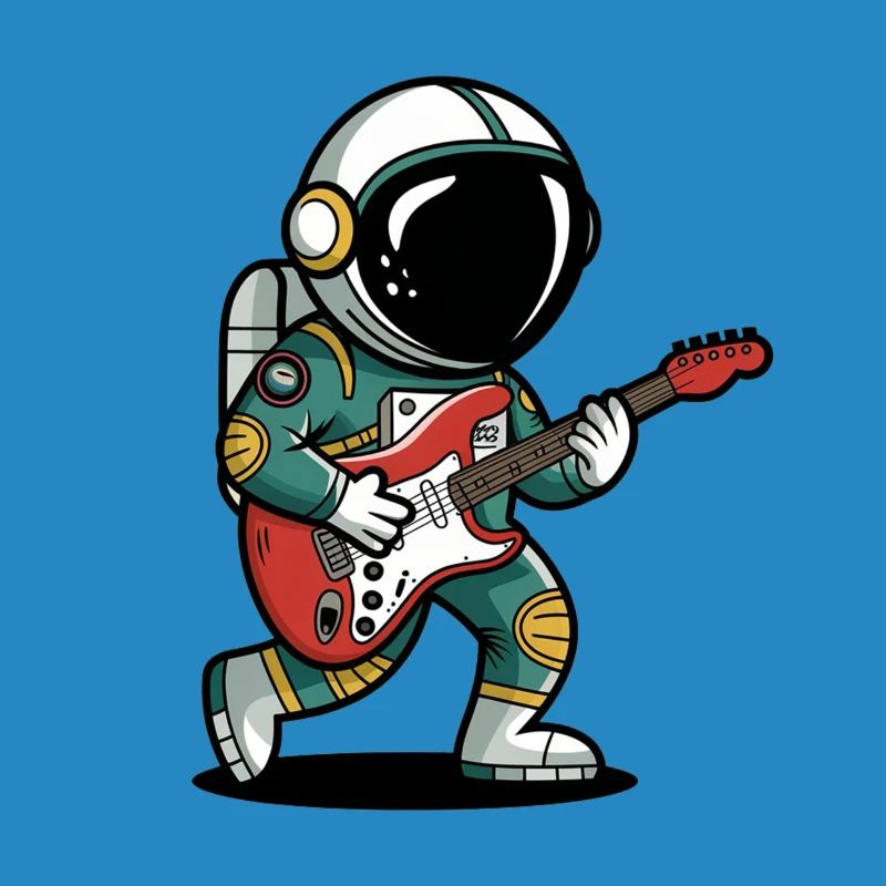 Spaceman spielt Gitarre
