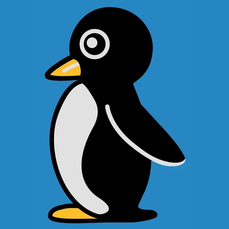 Minimalistischer Pinguin