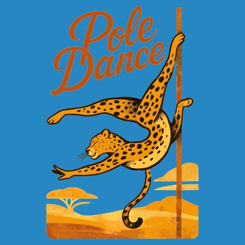 Pole Dance Leopard Pole Dancer Gift