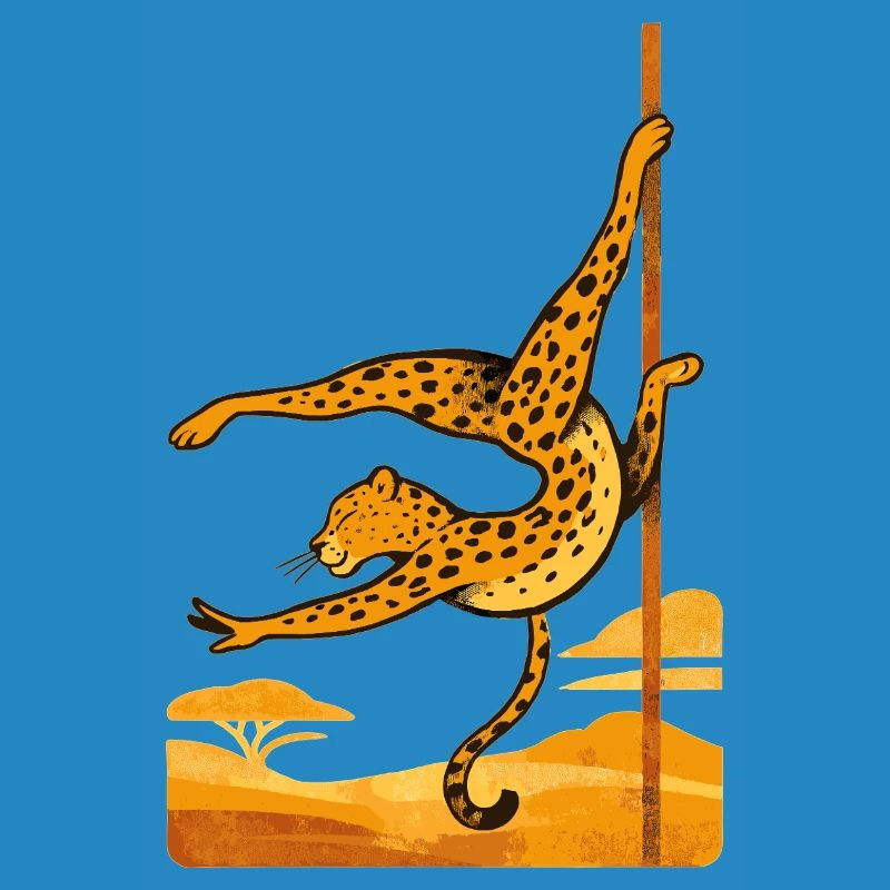 Pole Dance Leopard Pole Dancer Gift