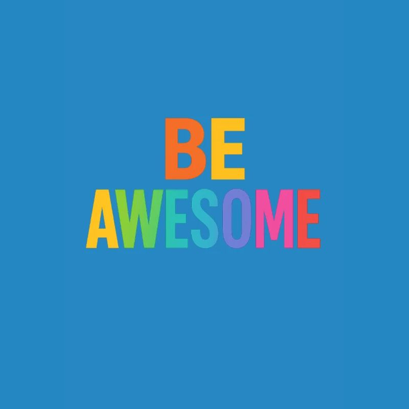 Be Awesome Rainbow Boost