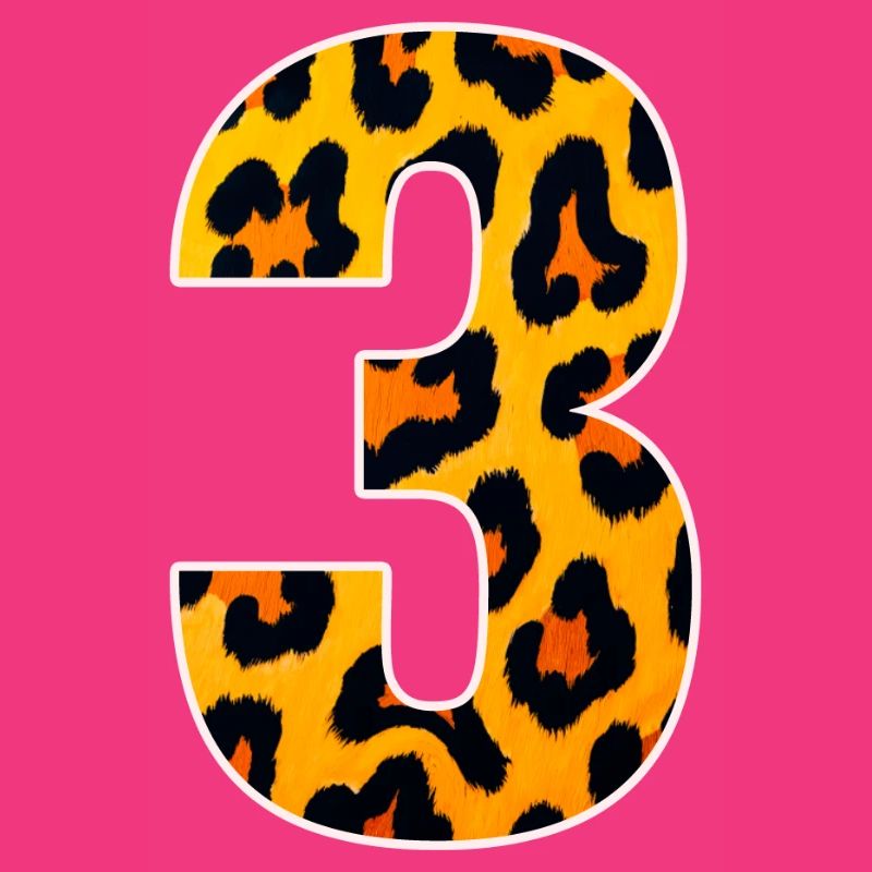 Leopard 3 Number Pattern