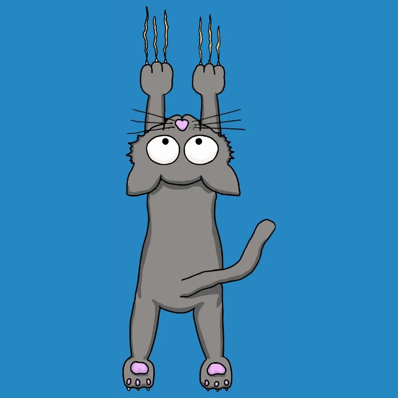 Graue Katze