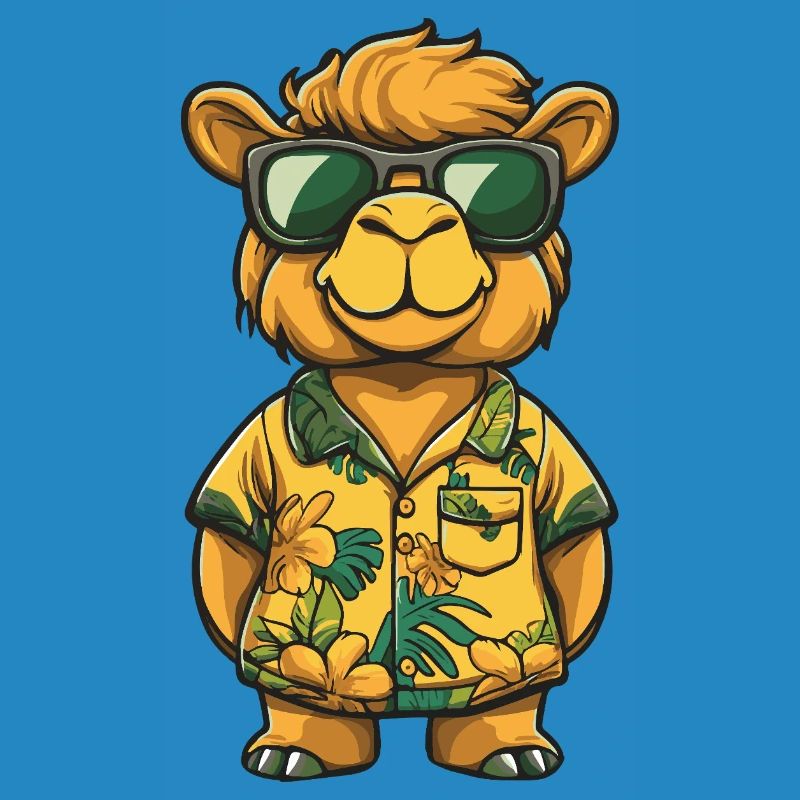 Kamel Comic Cool Sommer