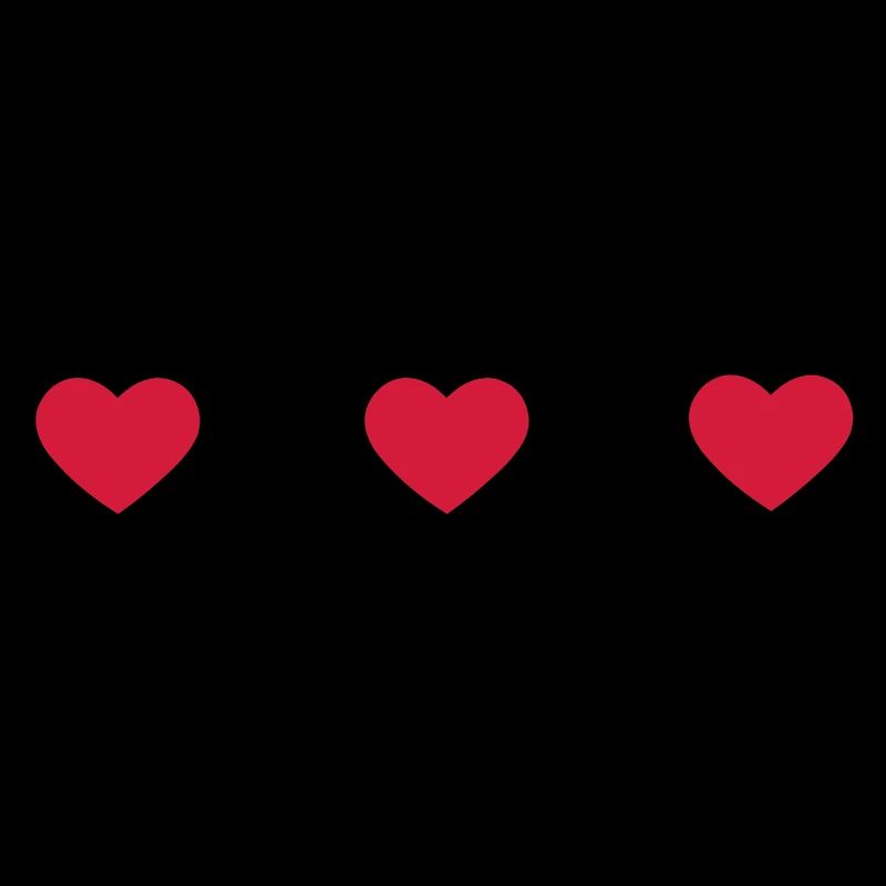 drei herzchen