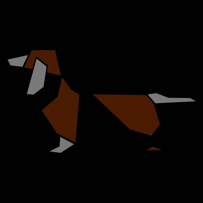 Origami Dackel