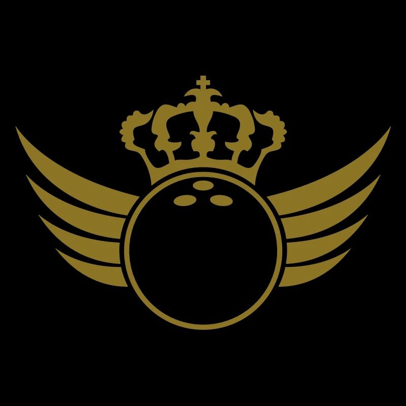 Bowling Ball Wings Blazon