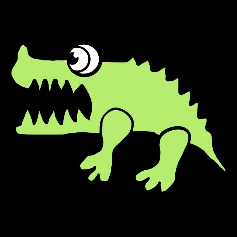 Krokodil (individuelle Farbänderung)