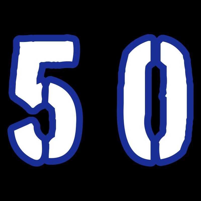 50 Zahl Symbol