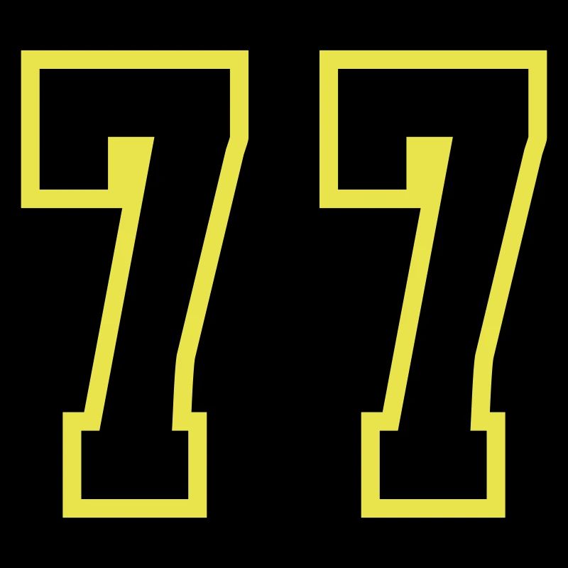 77 Number Jersey