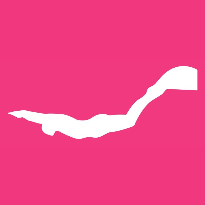 Freediver Silhouette