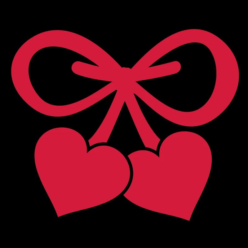 Herzchen Schleife / bow with hearts (1c)