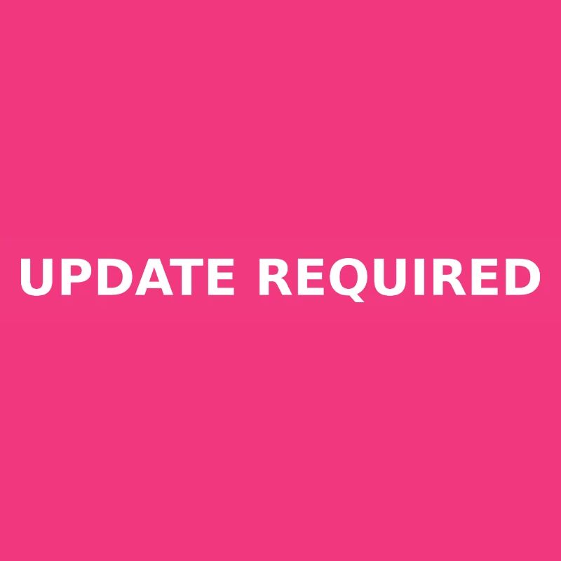 UPDATE REQUIRED