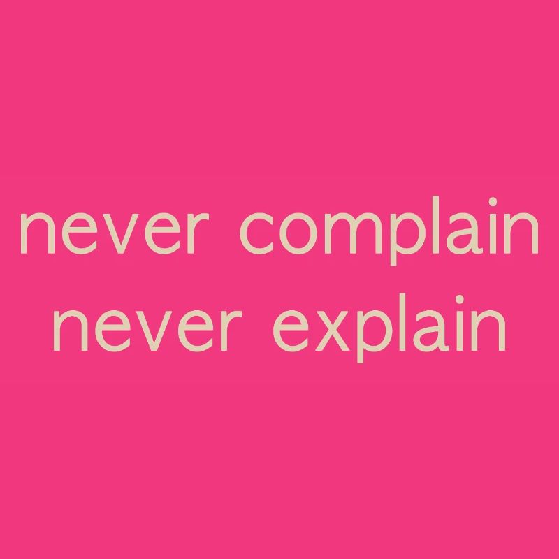 never