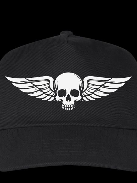 Skull Wings Biker Motorcycling