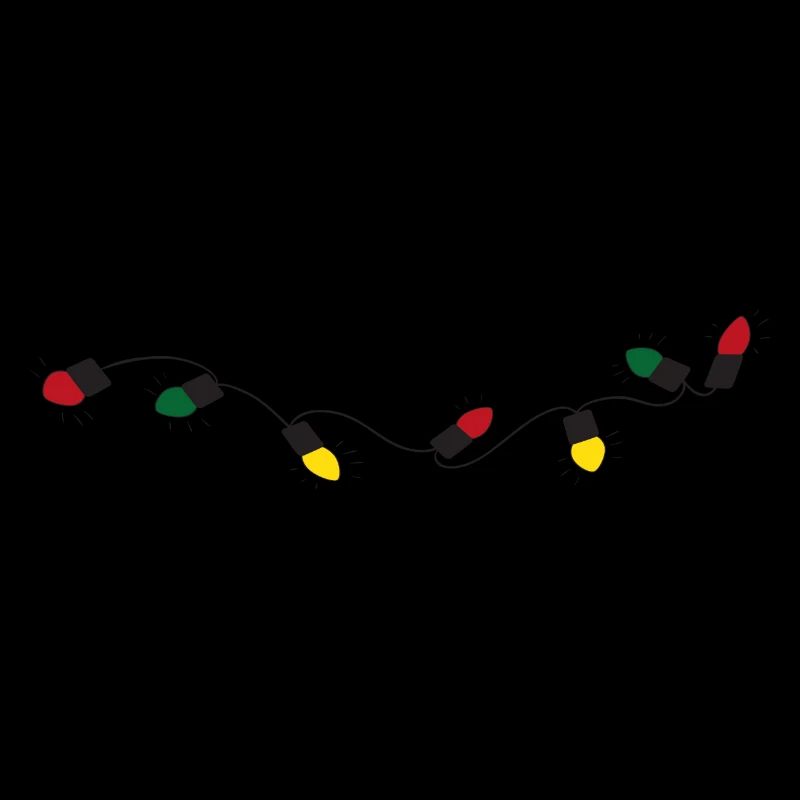 Lichterkette mit bunten Lichtern