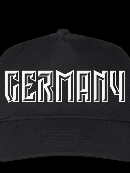 Germany Schriftzug (Relief / 3D / White)