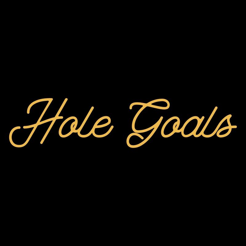 Hole Goals Golf Spruch