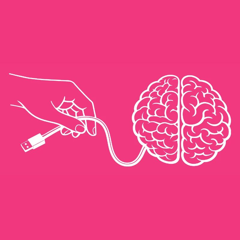 Connecteur de câble Brain Head Intelligence Intelligence artificielle