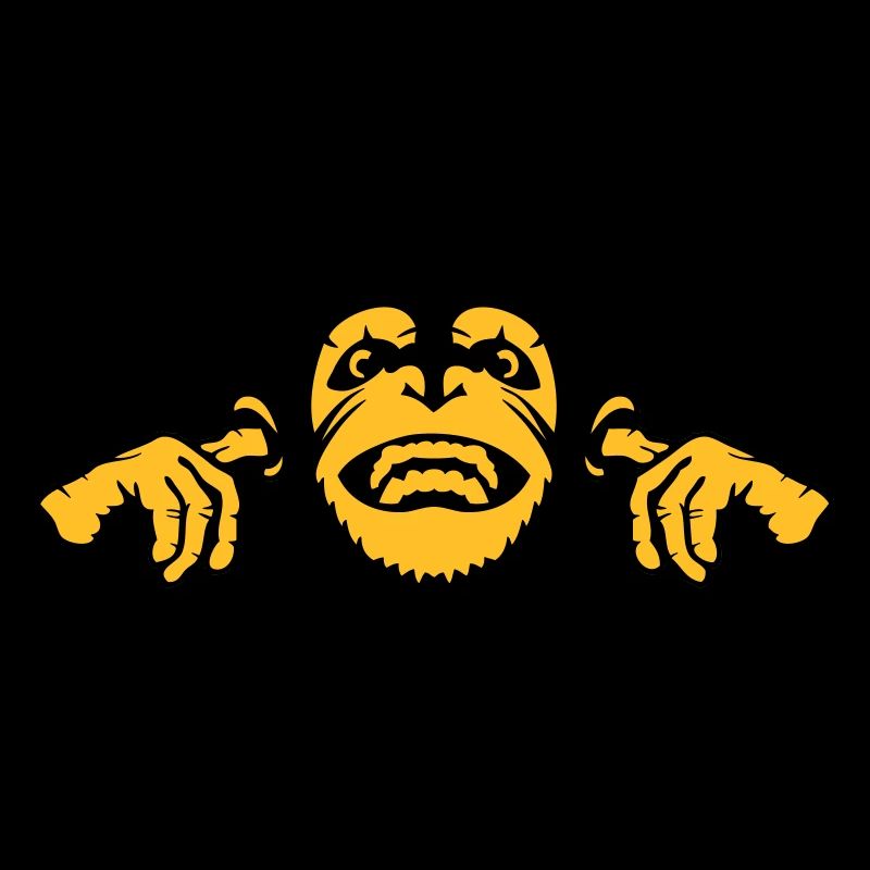 Schimpanse Affe Affe Finger Ohr