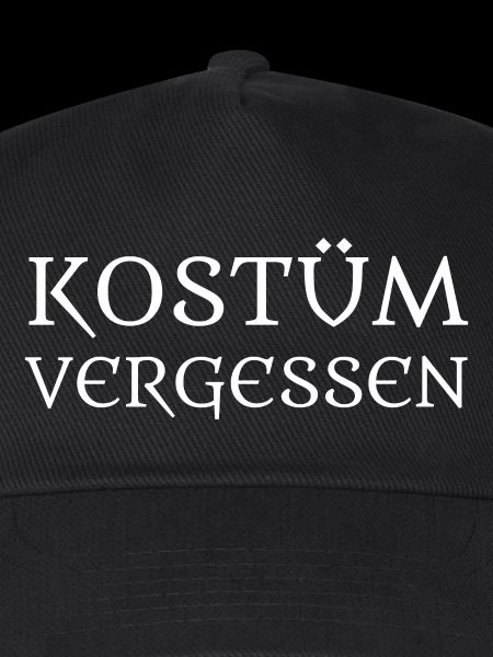 Kostüm vergessen