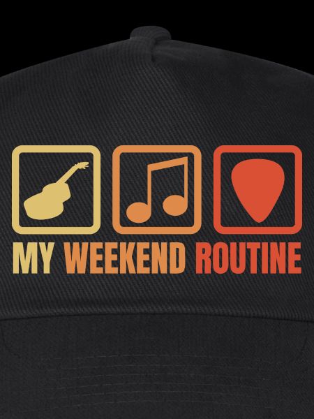 Gitarrist Wochenendroutine