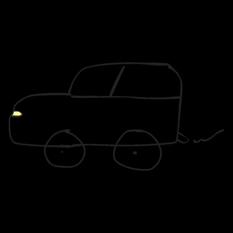 Drawn car
