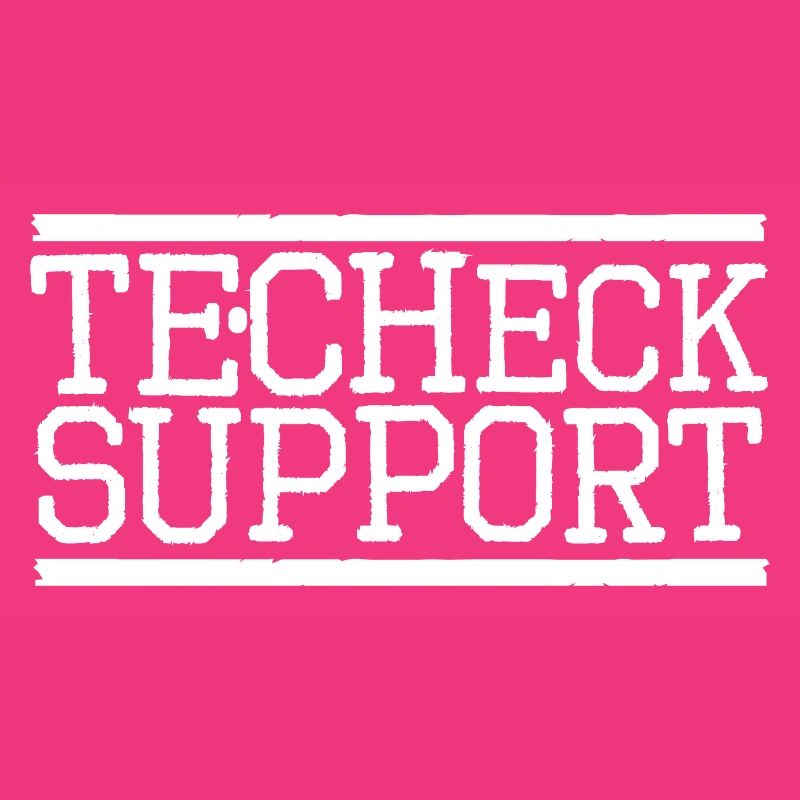 Techeck Support Text