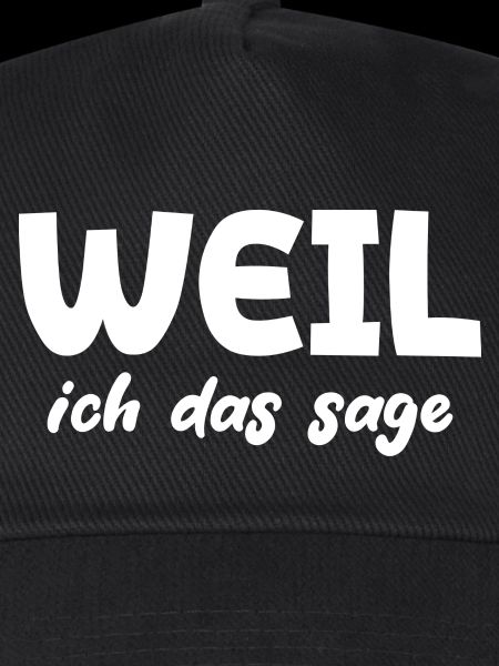 Weil ich das sage