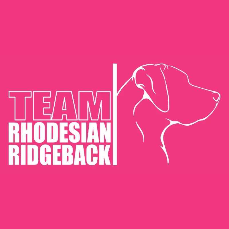 TEAM Rhodesian Ridgeback Hunde Hund Wilsigns