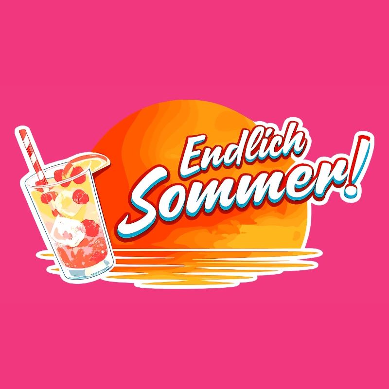 Enfin, graphique de la boisson Summer Sun
