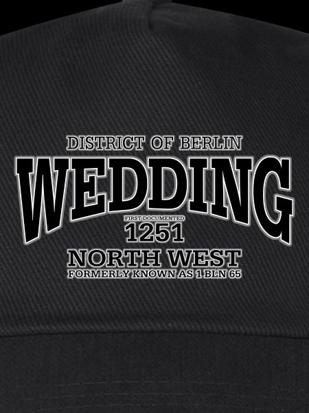 Wedding black print