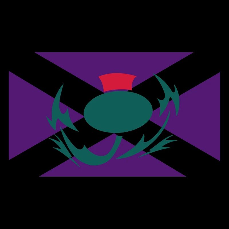Drapeau écossais Thistle