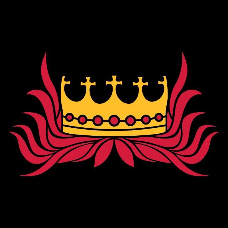 Red Hair Queen Crown