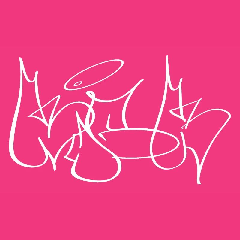 KICK Inspired by classic throw-up graffiti styles 