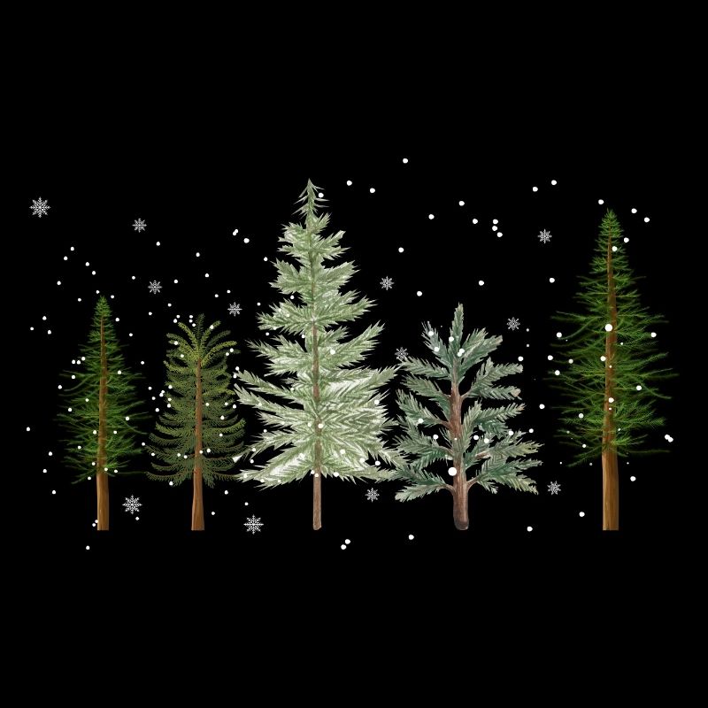 Tree Pine Trees for Winter Lovers - Gift