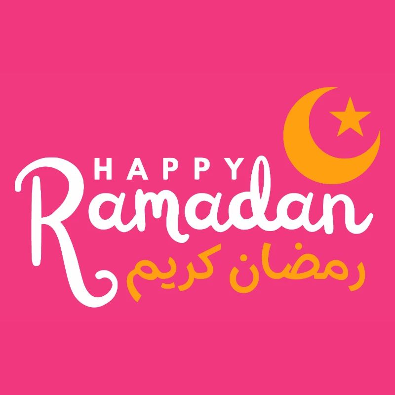 Ramadan Night Crescent Script