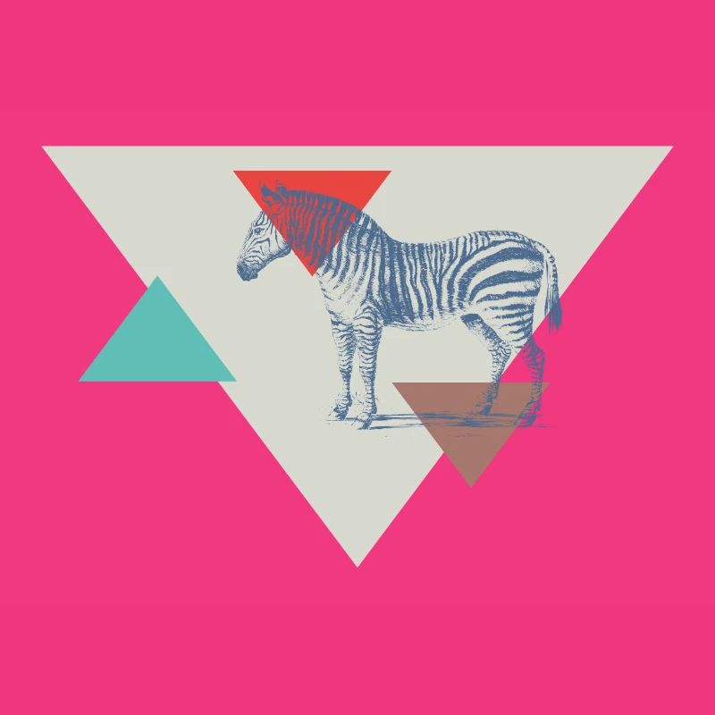 Zebra triangle design