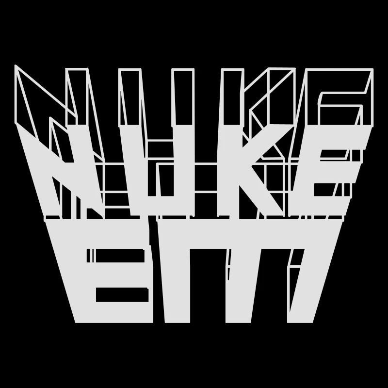 Nuke Em 3D text