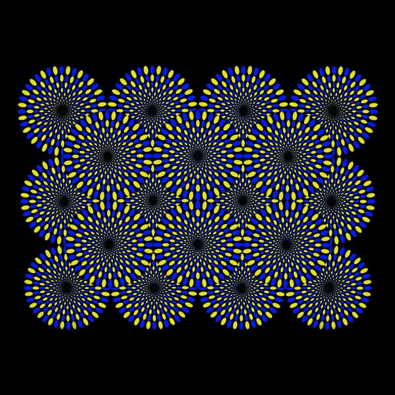 Optische Täuschung Optical illusion Psychedelisch