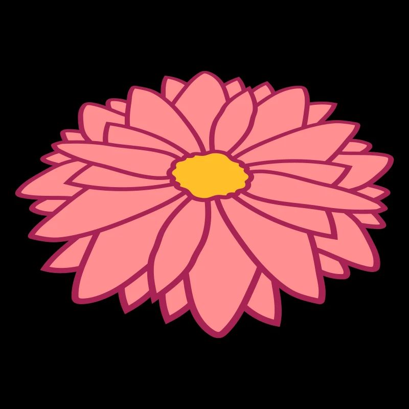 Hübsche bunte Blume Design