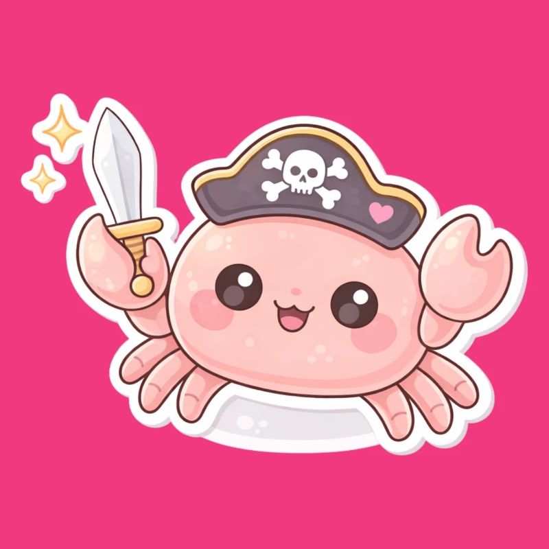 Pirate Crab with Sword