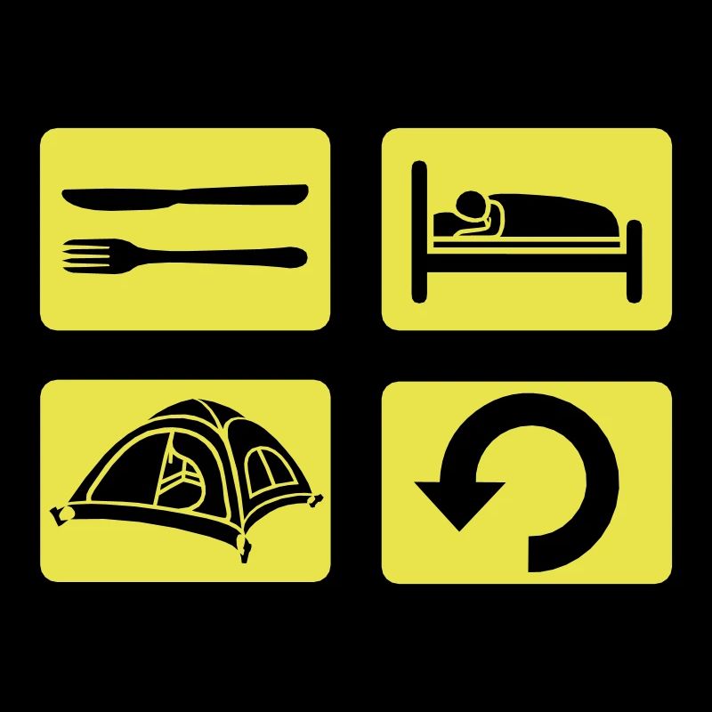 Repeat wilderness camping daily