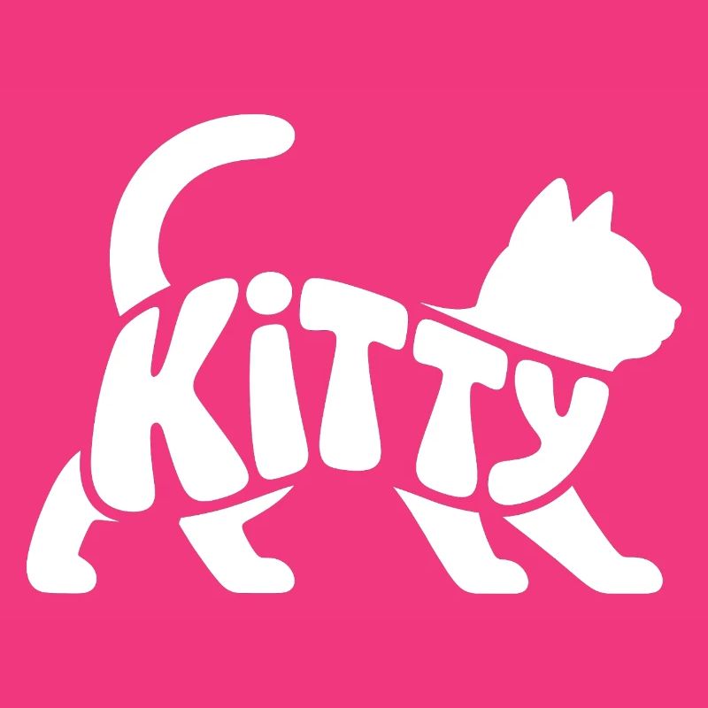 Kitty - Conception de chat de compagnie mignon