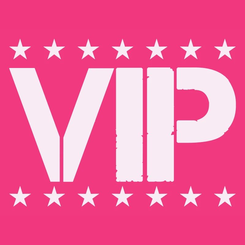 VIP Sternen-Statement in Pastellrosa