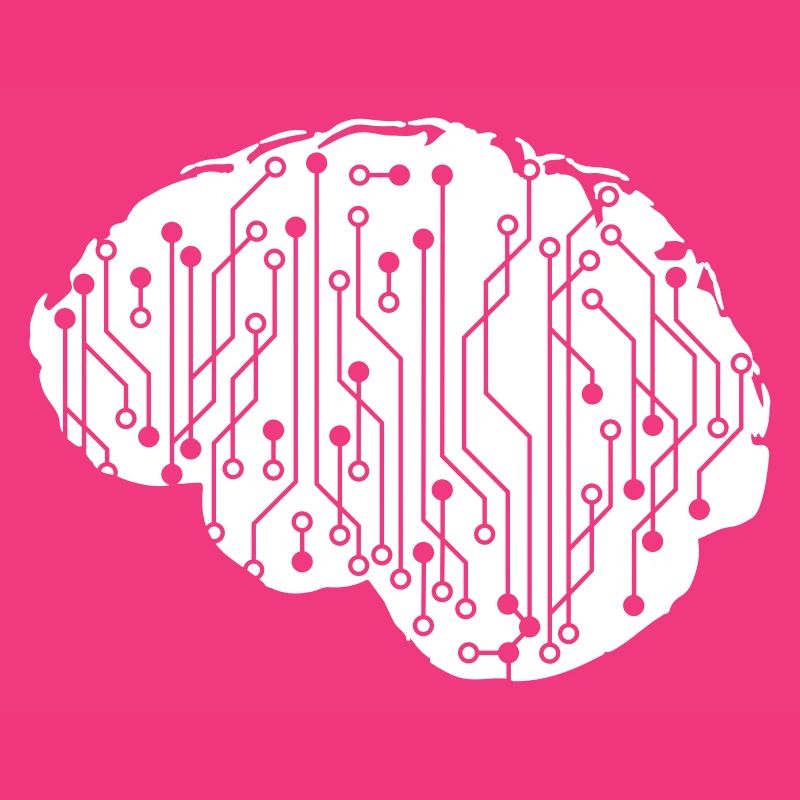 Elektrisches Gehirn CPU Daten Schaltkreis Computer