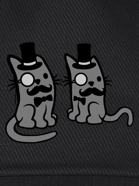Herren 2 Katzen Freunde