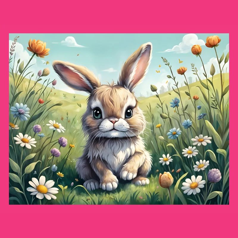 Mignon petit lapin de Pâques